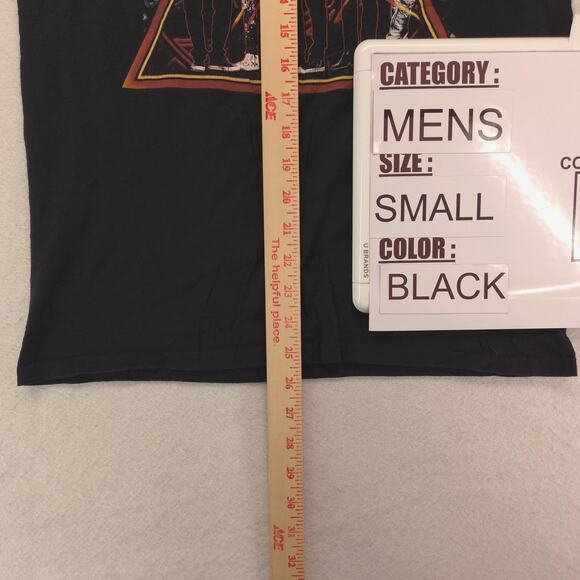 Def Leppard Band Graphic Crew Neck T Shirt Adult Mens Size Small S Black - Picture 6 of 9